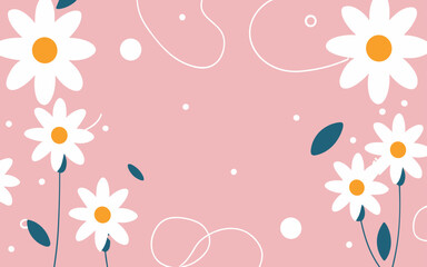 Floral background, Abstract. Good for fashion fabrics, postcards, email header, wallpaper, banner, events, covers, advertising, and more. Valentine's day, women's day, mother's day background.