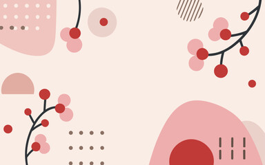 Floral background, Abstract. Good for fashion fabrics, postcards, email header, wallpaper, banner, events, covers, advertising, and more. Valentine's day, women's day, mother's day background.