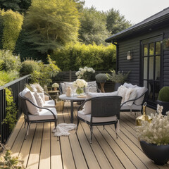 Cottage Charm: Luxurious Garden Deck Stories