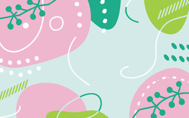 Floral background, Abstract. Good for fashion fabrics, postcards, email header, wallpaper, banner, events, covers, advertising, and more. Valentine's day, women's day, mother's day background.