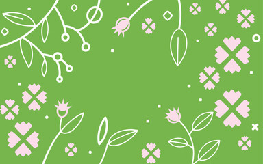 Floral background, Abstract. Good for fashion fabrics, postcards, email header, wallpaper, banner, events, covers, advertising, and more. Valentine's day, women's day, mother's day background. 