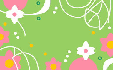 Floral background, Abstract. Good for fashion fabrics, postcards, email header, wallpaper, banner, events, covers, advertising, and more. Valentine's day, women's day, mother's day background. 