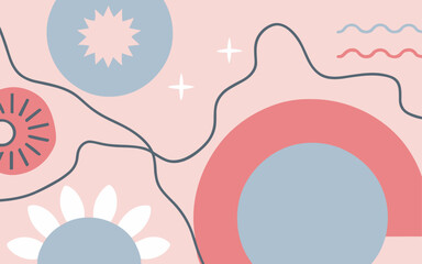 Floral background, Abstract. Good for fashion fabrics, postcards, email header, wallpaper, banner, events, covers, advertising, and more. Valentine's day, women's day, mother's day background.