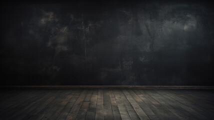 dark texture chalk board room and studio wall old background