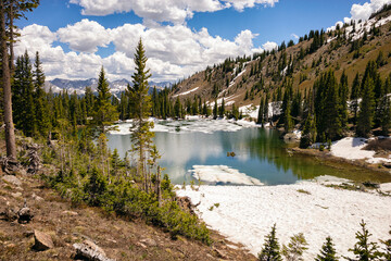 Lost lake in the Eagles Nest Wilderness, Colorado