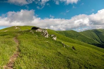 Fototapeta premium View of mountains and sky