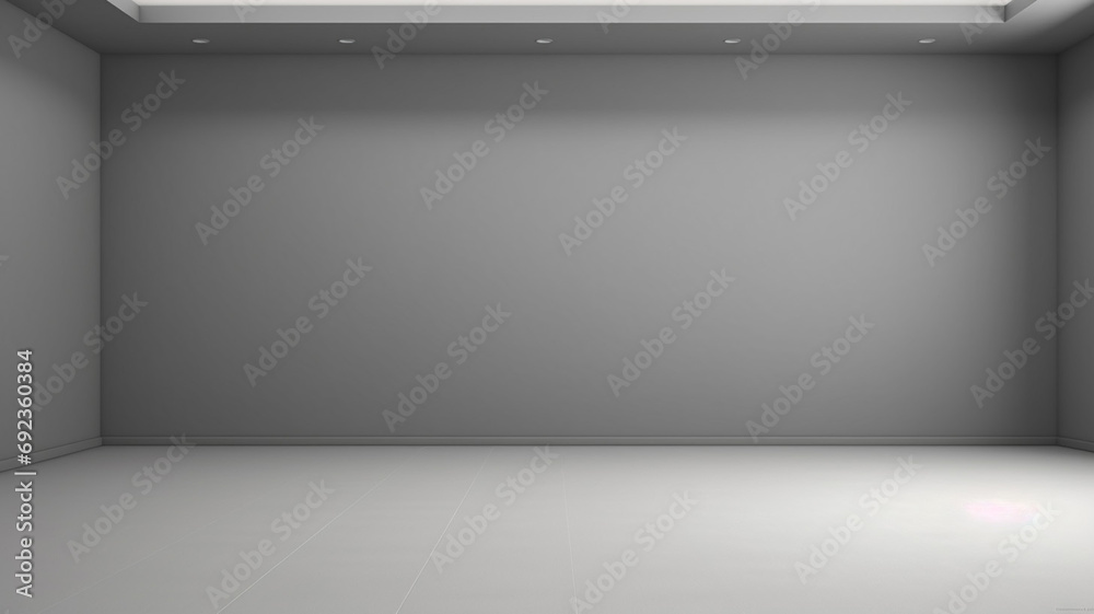Wall mural gray empty room studio gradient used for background