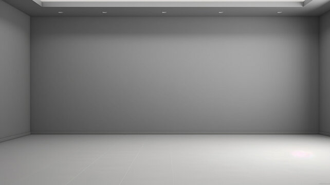 Gray empty room studio gradient used for background