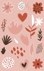 Floral background. Good for fashion fabrics, postcards, email header, wallpaper, banner, events, covers, advertising, and more. Valentine's day, women's day, mother's day background.