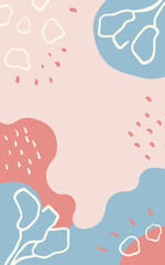 Abstract background poster. Good for fashion fabrics, postcards, email header, wallpaper, banner, events, covers, advertising, and more. Valentine's day, women's day, mother's day background.