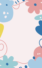 Abstract background poster. Good for fashion fabrics, postcards, email header, wallpaper, banner, events, covers, advertising, and more. Valentine's day, women's day, mother's day background.