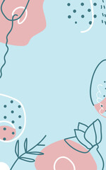 Abstract background poster. Good for fashion fabrics, postcards, email header, wallpaper, banner, events, covers, advertising, and more. Valentine's day, women's day, mother's day background.