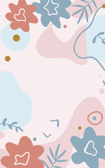 Abstract background poster. Good for fashion fabrics, postcards, email header, wallpaper, banner, events, covers, advertising, and more. Valentine's day, women's day, mother's day background.