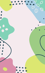 Abstract background poster. Good for fashion fabrics, postcards, email header, wallpaper, banner, events, covers, advertising, and more. Valentine's day, women's day, mother's day background.