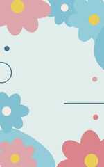 Abstract background poster. Good for fashion fabrics, postcards, email header, wallpaper, banner, events, covers, advertising, and more. Valentine's day, women's day, mother's day background.