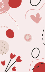 Floral background, Abstract. Good for fashion fabrics, postcards, email header, wallpaper, banner, events, covers, advertising, and more. Valentine's day, women's day, mother's day background.