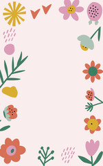 Floral background, Abstract. Good for fashion fabrics, postcards, email header, wallpaper, banner, events, covers, advertising, and more. Valentine's day, women's day, mother's day background.