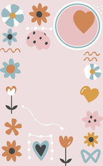 Floral background, Abstract. Good for fashion fabrics, postcards, email header, wallpaper, banner, events, covers, advertising, and more. Valentine's day, women's day, mother's day background.