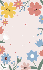 Floral background, Abstract. Good for fashion fabrics, postcards, email header, wallpaper, banner, events, covers, advertising, and more. Valentine's day, women's day, mother's day background.