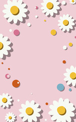Floral background, Abstract. Good for fashion fabrics, postcards, email header, wallpaper, banner, events, covers, advertising, and more. Valentine's day, women's day, mother's day background.