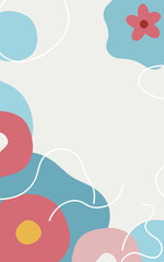 Abstract background poster. Good for fashion fabrics, postcards, email header, wallpaper, banner, events, covers, advertising, and more. Valentine's day, women's day, mother's day background. 