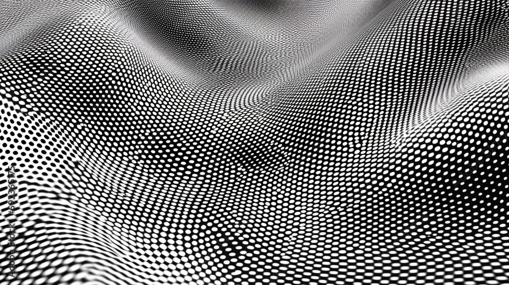 Canvas Prints the halftone texture is monochrome chaotic background surface