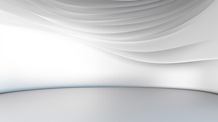 white and grey gradient wall banner blank studio room modern
