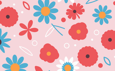 Abstract background poster floral. Good for fashion fabrics, postcards, email header, wallpaper, banner, events, covers, advertising, and more. Valentine's day, women's day, mother's day background. 