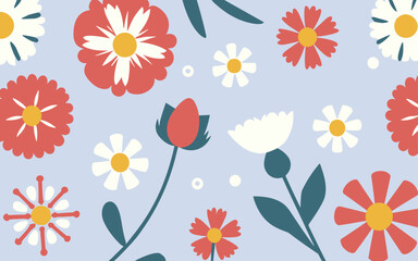 Abstract background poster floral. Good for fashion fabrics, postcards, email header, wallpaper, banner, events, covers, advertising, and more. Valentine's day, women's day, mother's day background.