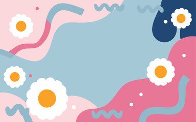 Floral background. Good for fashion fabrics, postcards, email header, wallpaper, banner, events, covers, advertising, and more. Valentine's day, women's day, mother's day background.