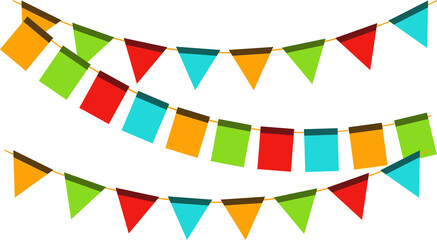 Fototapeta premium Cinco de mayo bunting flags