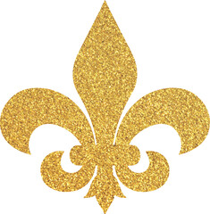 Mardi gras gold glitter mask © N2