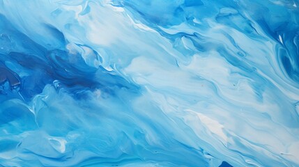 Fototapeta na wymiar Abstract Blue Acrylic Background