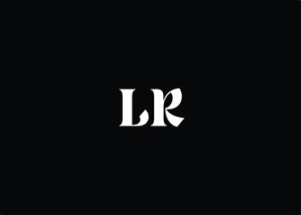 LR letter logo design and initial logo