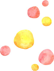 Watercolor Dots Painting