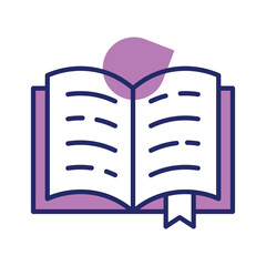 Download this amazing icon of book, isolated on white background