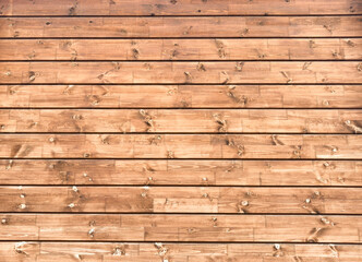 Obraz premium Wooden boards on the wall as an abstract background. Texture