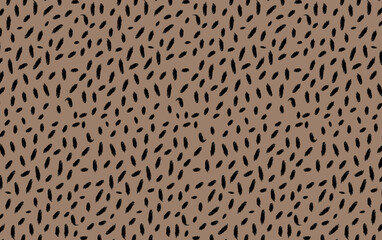 Cheetah Skin Texture in Brown and Black Combination 