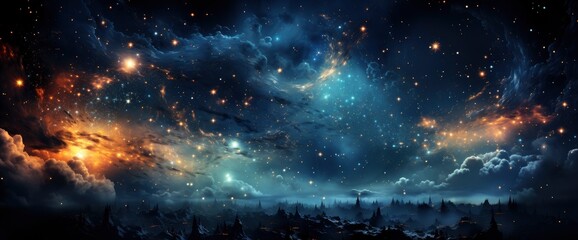 Night Sky Stars , Background Banner HD
