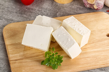 Greek traditional organic feta cheese