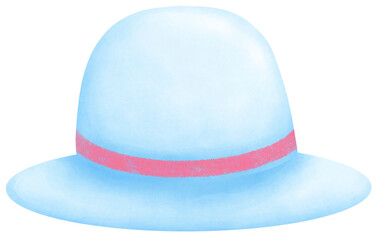 Handpainted Watercolor Hats Illustrations for Any Project