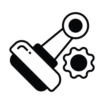 recommend clip art: Distinctive impression or quality, rubber stamp vector design in trendy style