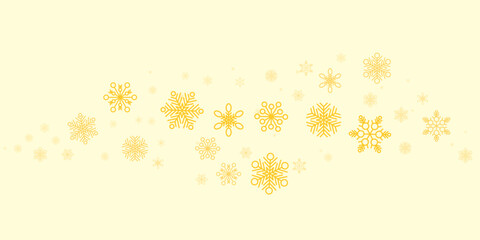 Winter and christmas background vector design with snowflakes