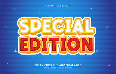 editable text effect, Special Edition style