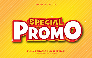 editable text effect, Special Promo style
