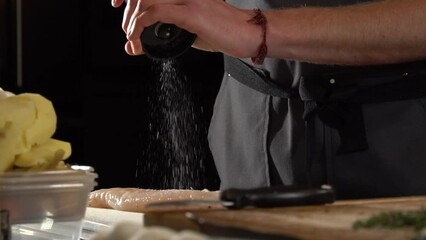 Savoring Flavor: Slow-motion Seasoning of Fish with Salt