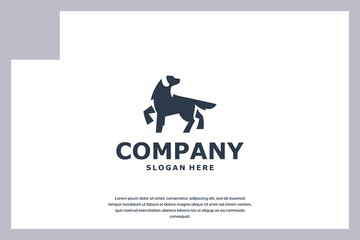 a healthy dog logo design
