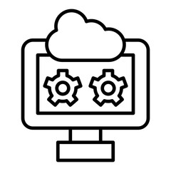 Cloud Computing Icon