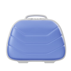 3D Purple Travel Luggage