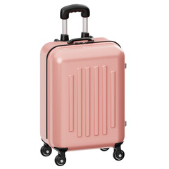 3D Pink Travel Luggage